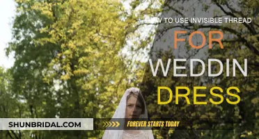 The Magic of Invisible Thread in Wedding Gown Alterations