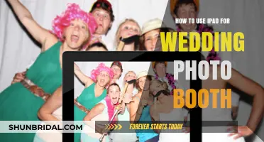 Use Your iPad as a Wedding Photo Booth