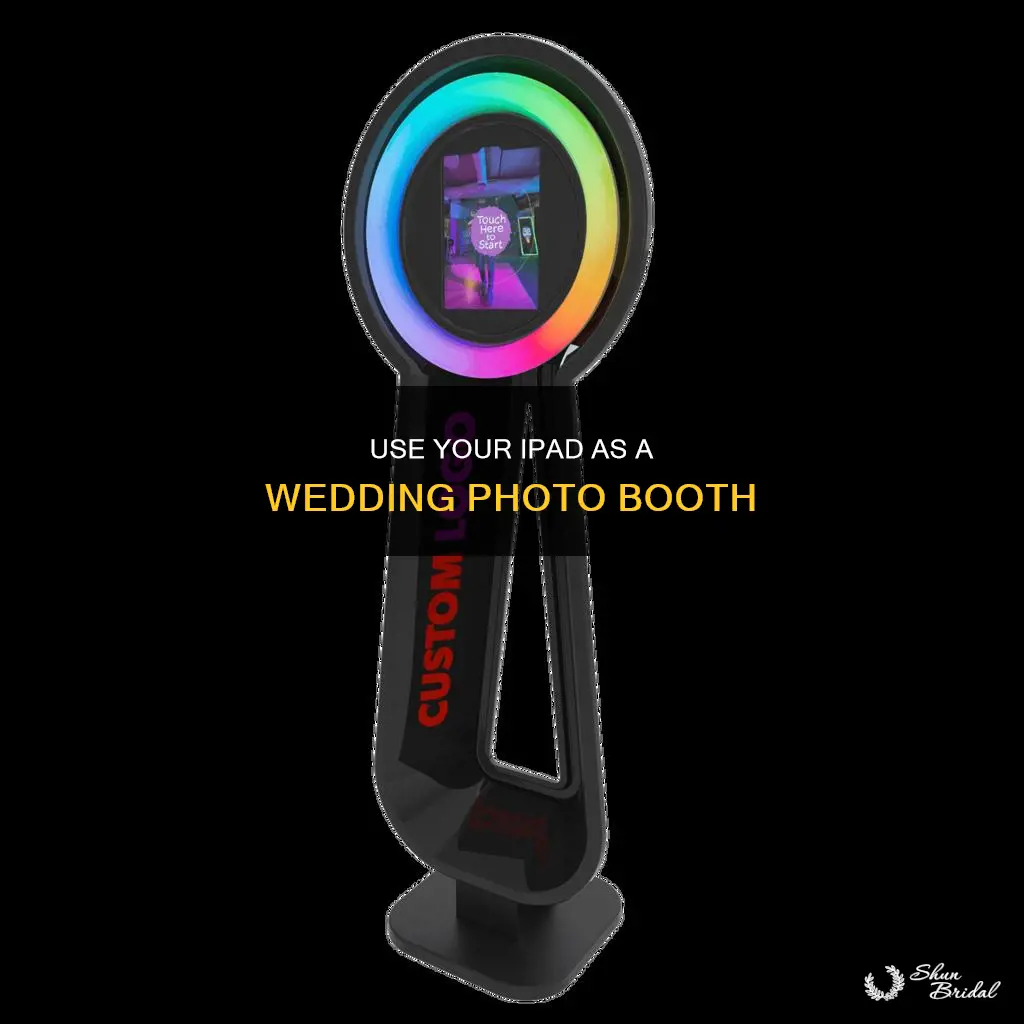 how to use ipad for wedding photo booth