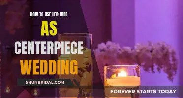 LED Trees: A Wedding Centerpiece Idea