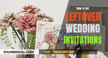 Creative Ways to Upcycle Leftover Wedding Invitations