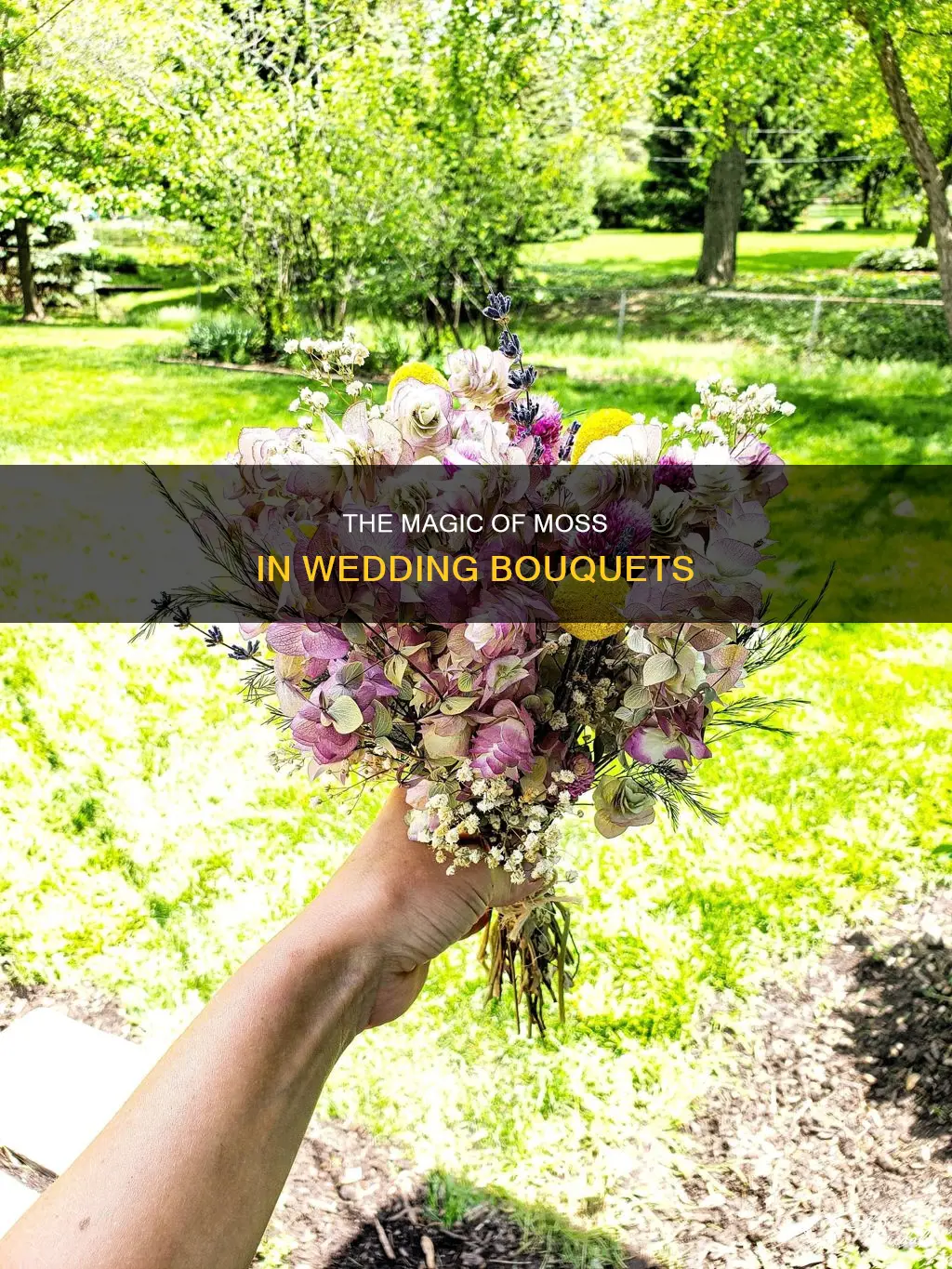 how to use mos in wedding bouquet