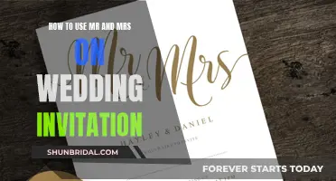 Etiquette Guide: 'Mr.' and 'Mrs.' on Wedding Invitations