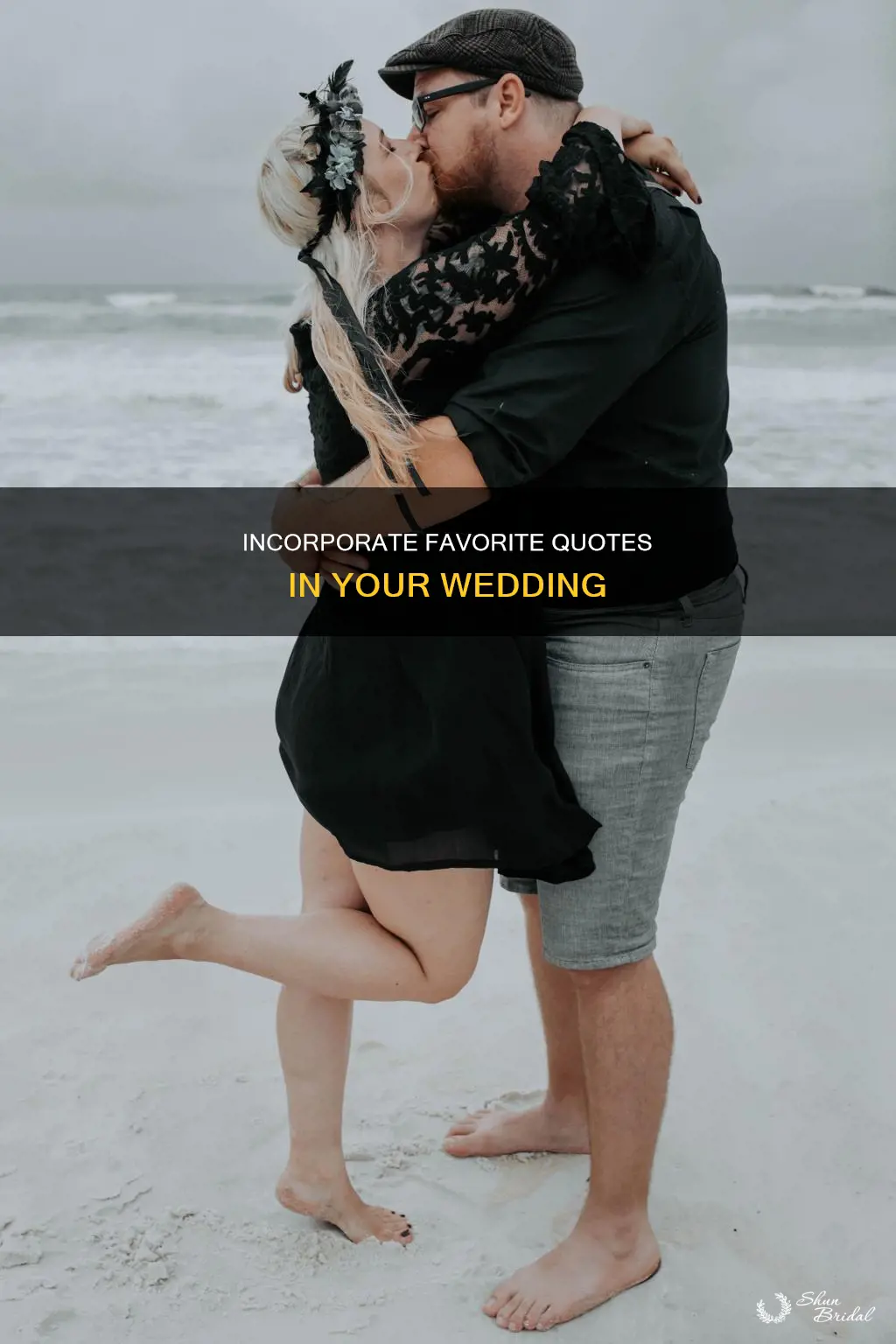 how to use my favorite quotes at my wedding