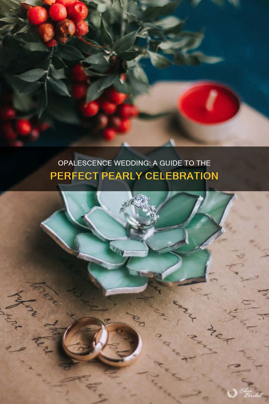 how to use opalescence in a wedding