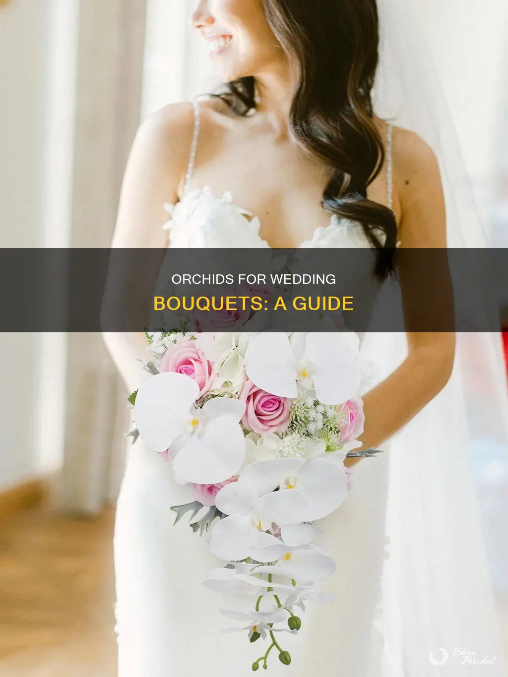how to use orchids in a wedding bouquet