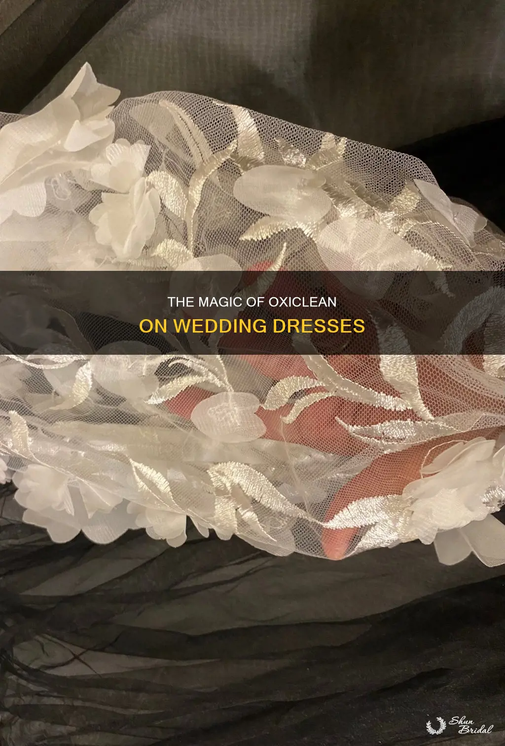 how to use oxiclean on wedding dress