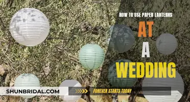 Creative Ways to Use Paper Lanterns at Your Wedding