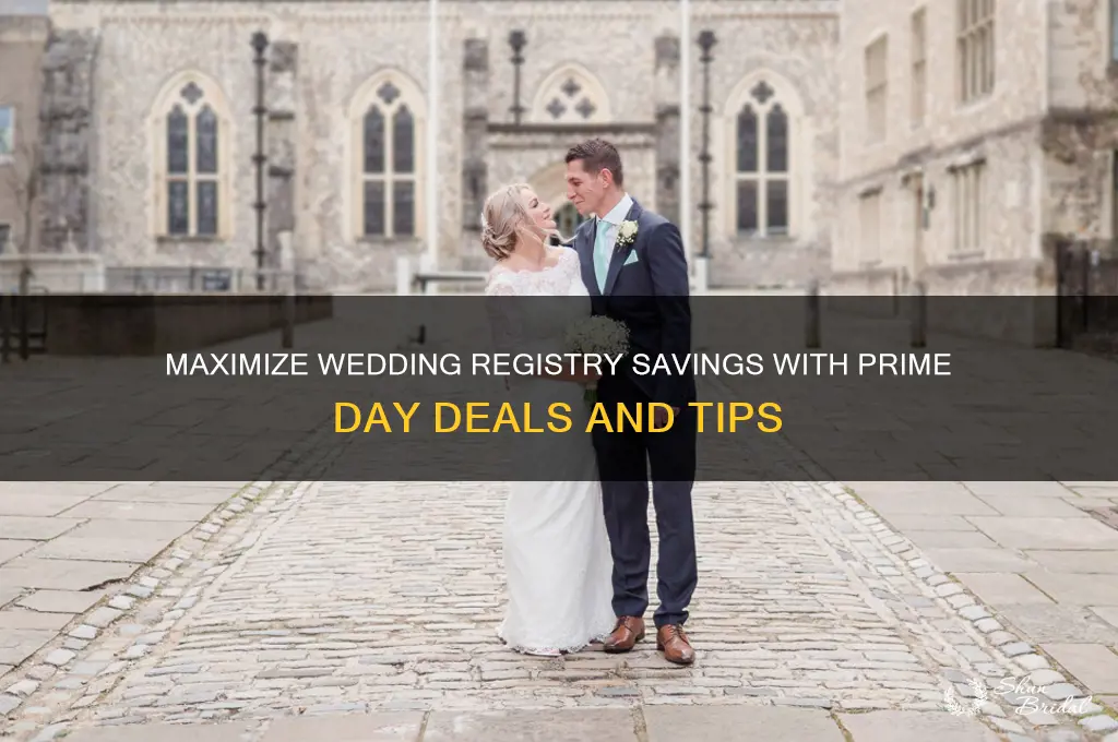 how to use prime day with wedding registries