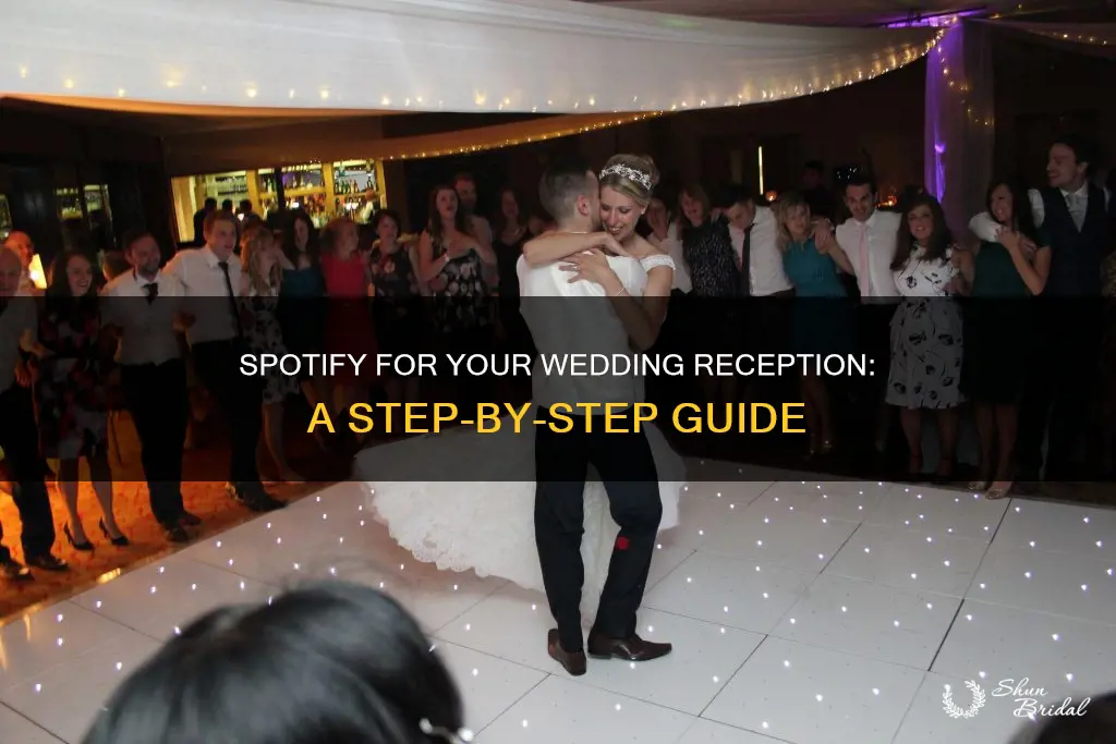how to use spotify for wedding reception