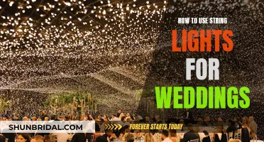 String Lights for Weddings: Creative Ways to Illuminate Your Big Day