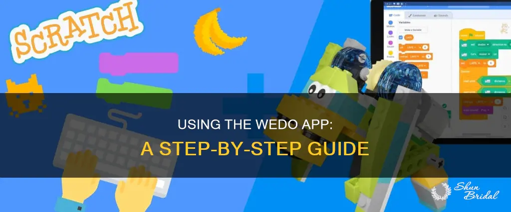 how to use the wedo app
