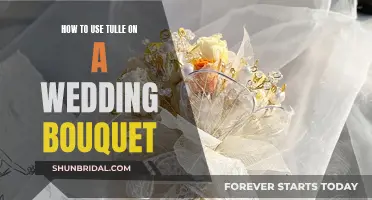 Enhancing Wedding Bouquets with Tulle