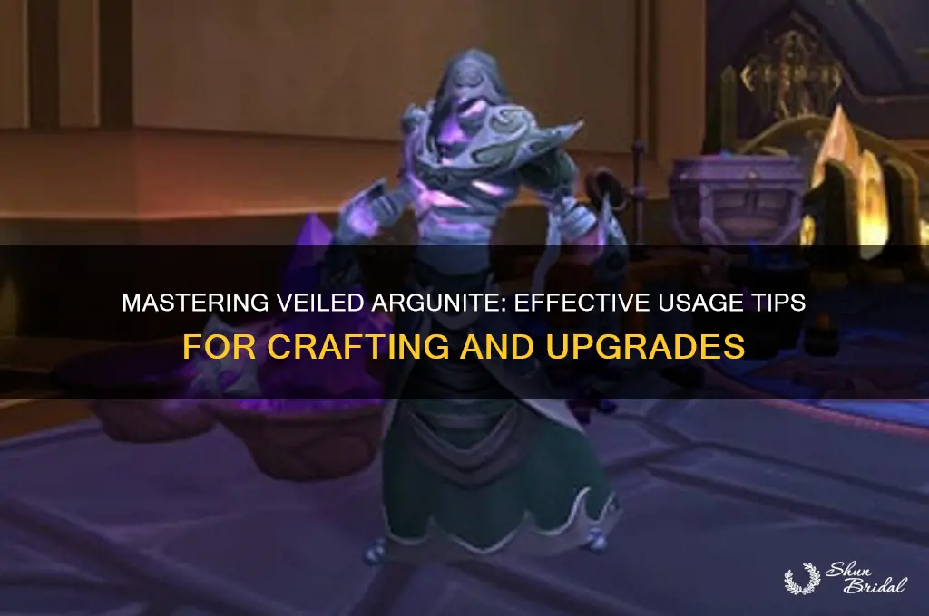how to use veiled argunite