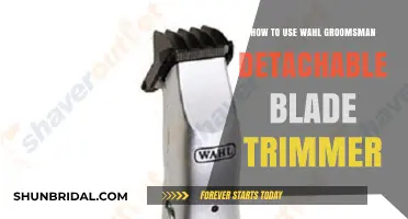 Mastering the Wahl Groomsman: Detachable Blade Trimmer Usage Guide