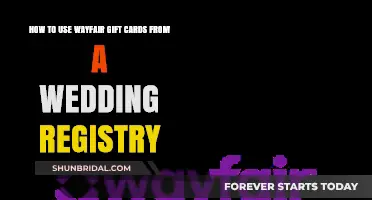 Using Wayfair Gift Cards from Your Wedding Registry: A Step-by-Step Guide