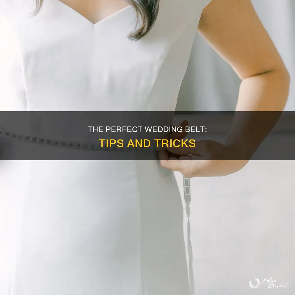 how to use wedding belt
