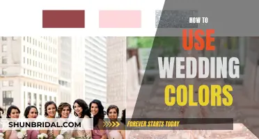 Incorporate Wedding Colors: Creative Ways to Make an Impact