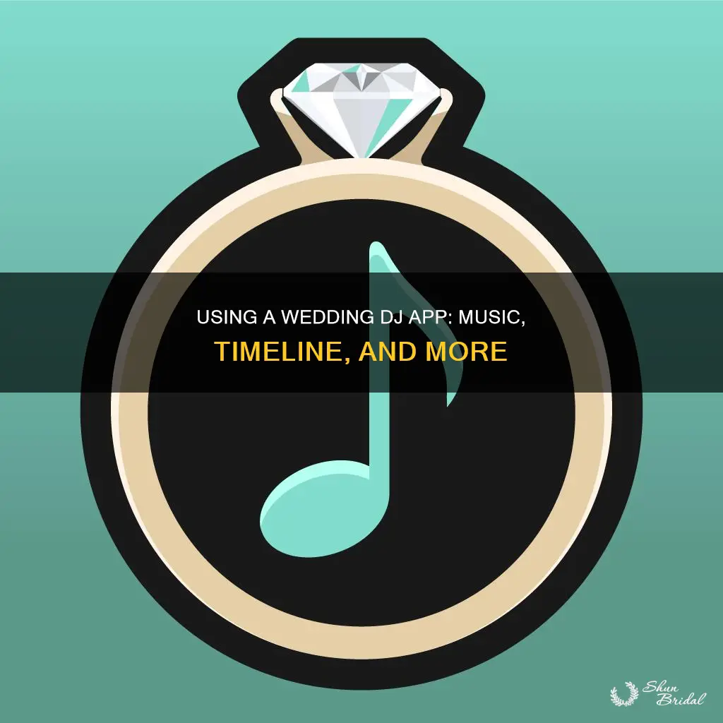 how to use wedding dj app