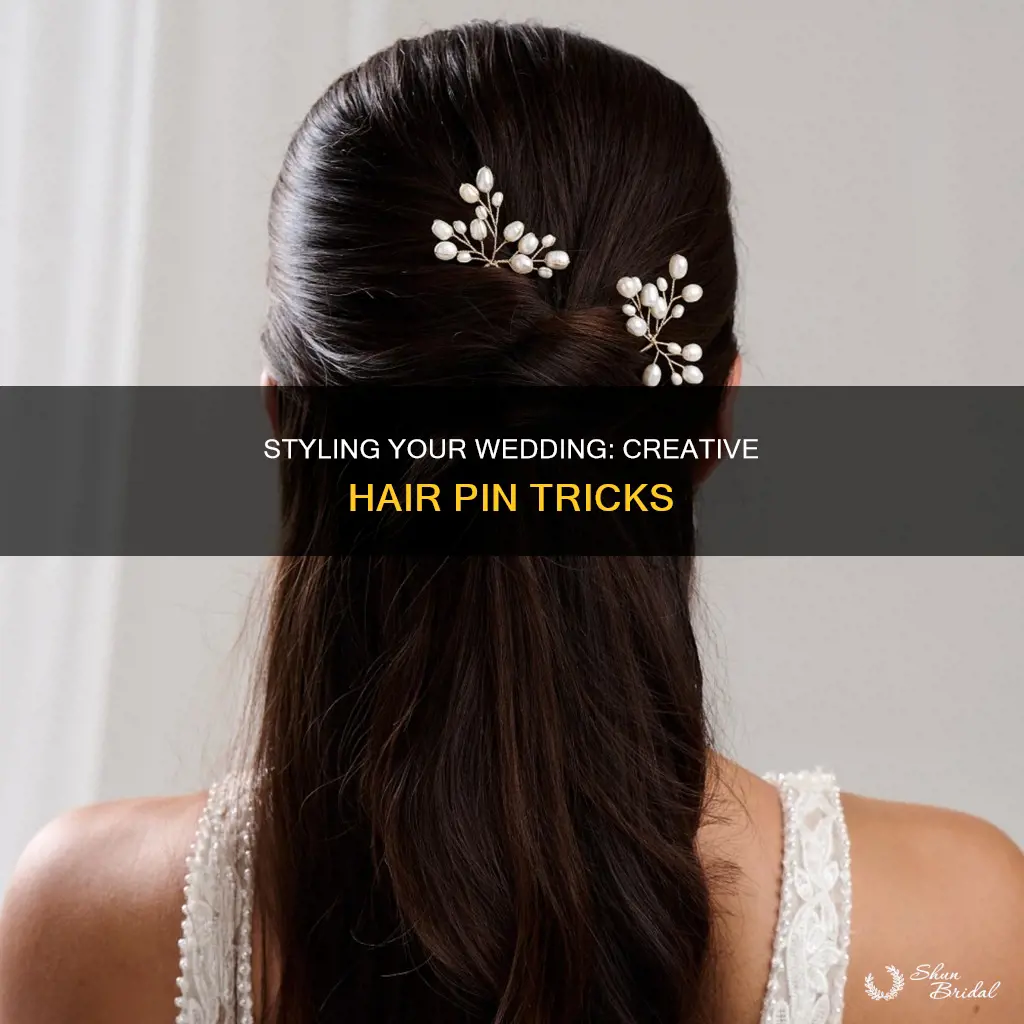 how to use wedding hair pins