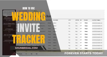 Utilizing a Wedding Invite Tracker: Efficient Guest List Management