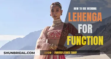 Lehenga Functionality: Transforming Your Wedding Look