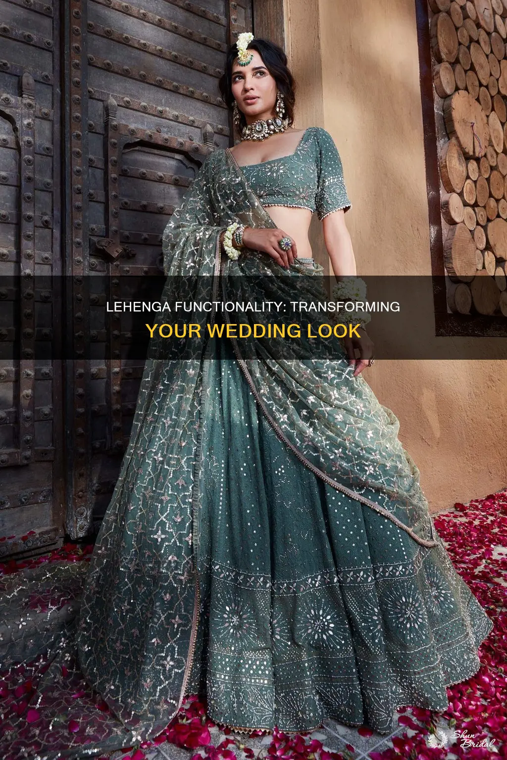 how to use wedding lehenga for function