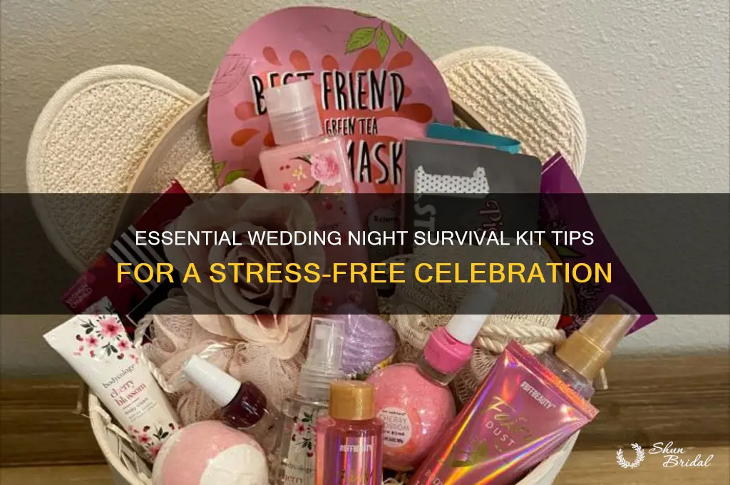 how to use wedding night survival kit