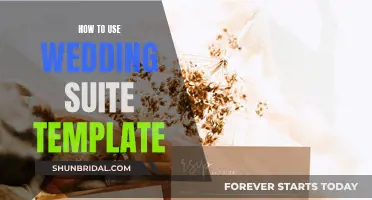 Customizing Wedding Suite Templates for Your Big Day