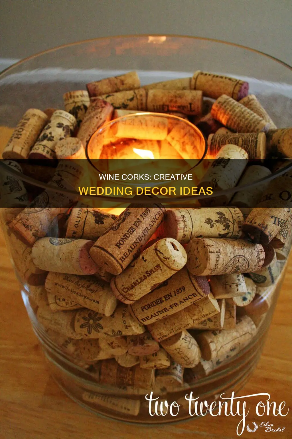 how to use wine corks for weddings