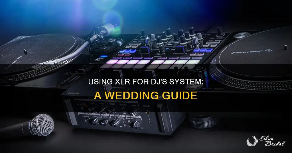 how to use xlr on dj