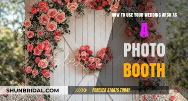 Creative Ways to Transform Your Wedding Arch into a Photo Booth