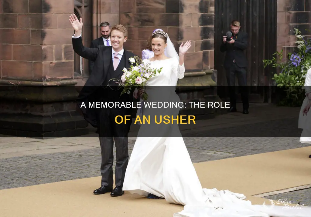 how to usher at a wedding