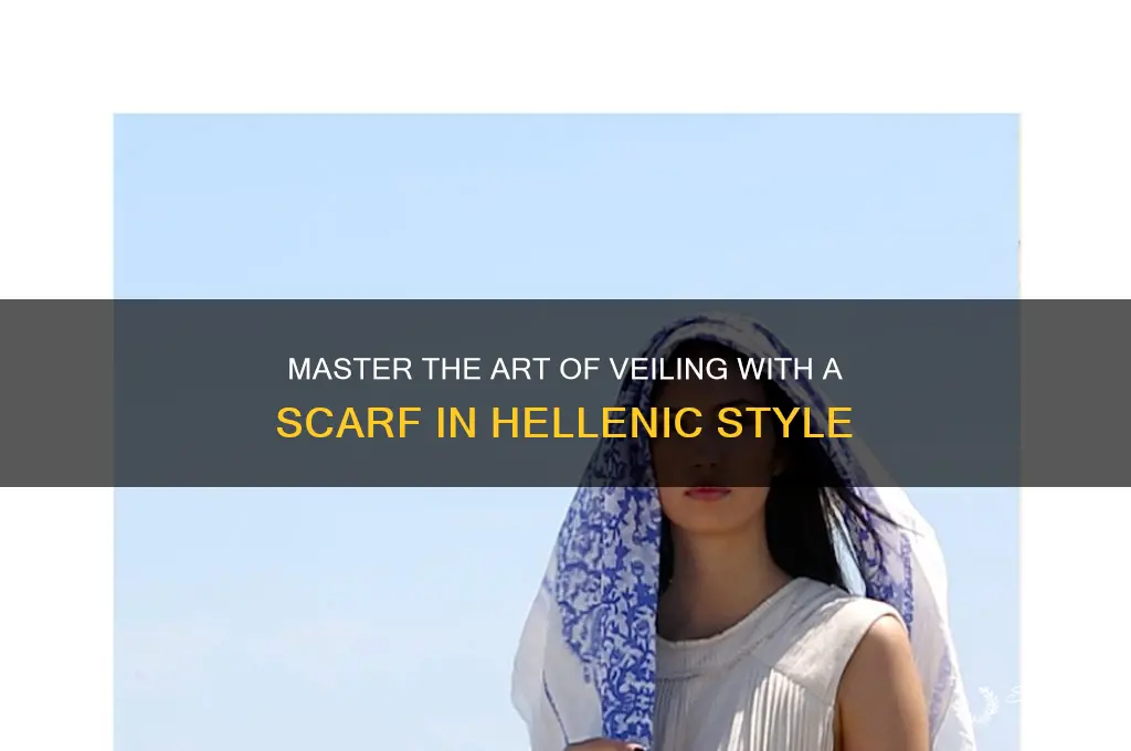 how to veil with scarf helenic