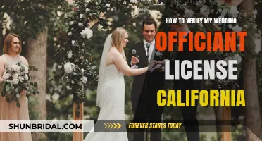 Verify Your California Wedding Officiant License: A Step-by-Step Guide