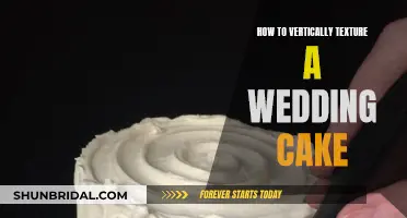 Creating Vertical Textures: A Guide to Wedding Cake Design