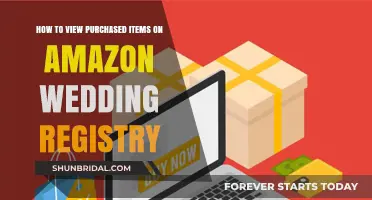 Viewing Amazon Wedding Registry Purchases: A Step-by-Step Guide