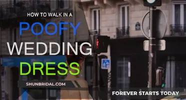 Navigating Your Wedding Day: Walking in a Poofy Dress