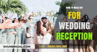 Wedding Reception Walk-Out: Steps to a Grand Exit