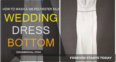 The Best Way to Wash Your Polyester Silk Wedding Dress