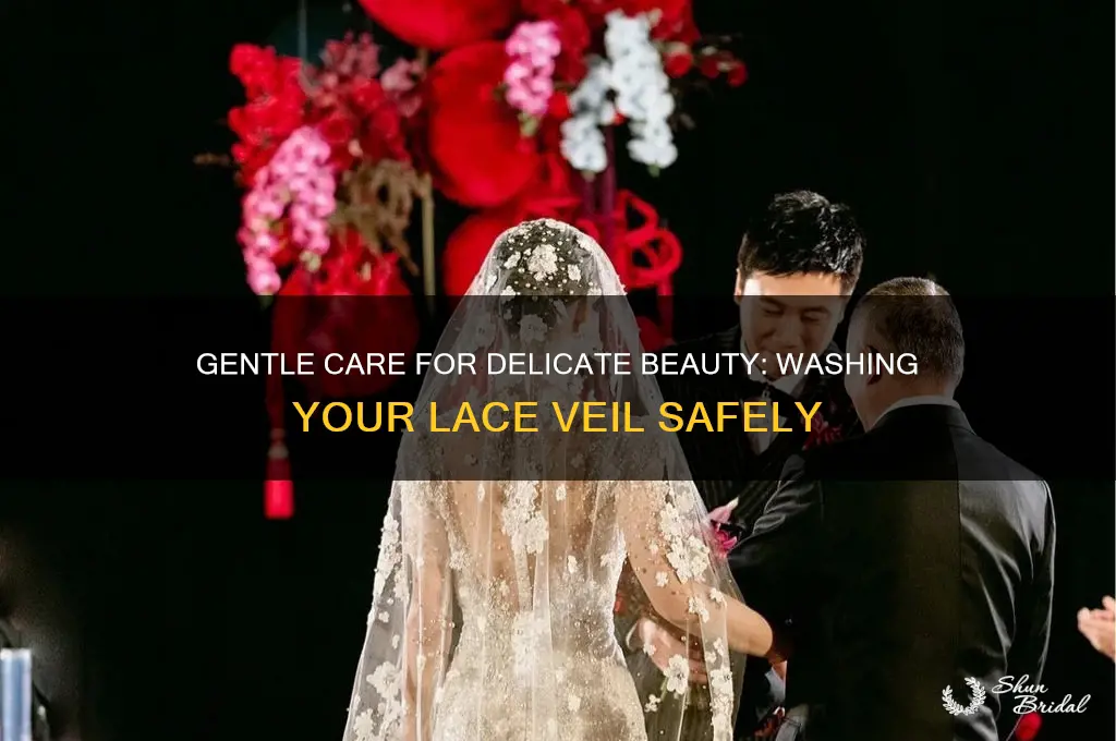 how to wash a lace veil