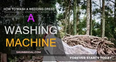 Washing Your Wedding Dress: Machine Wash Tips