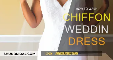 The Chiffon Wedding Dress: Care and Cleaning Guide