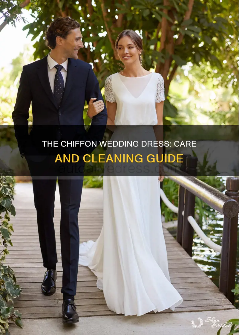 how to wash chiffon wedding dress