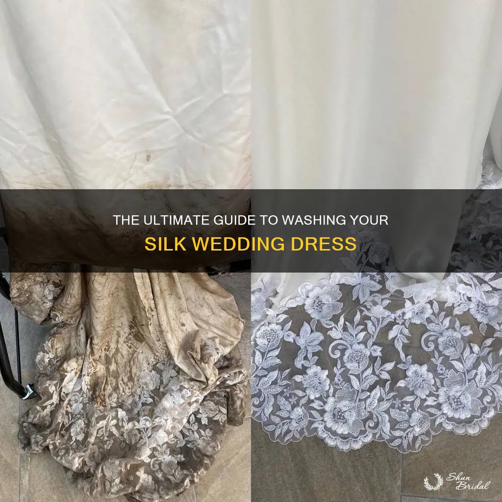 how to wash pure silk wedding dress