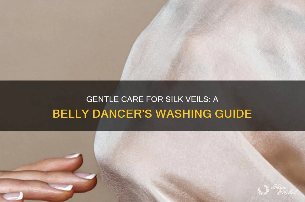 how to wash silk belly dance veil