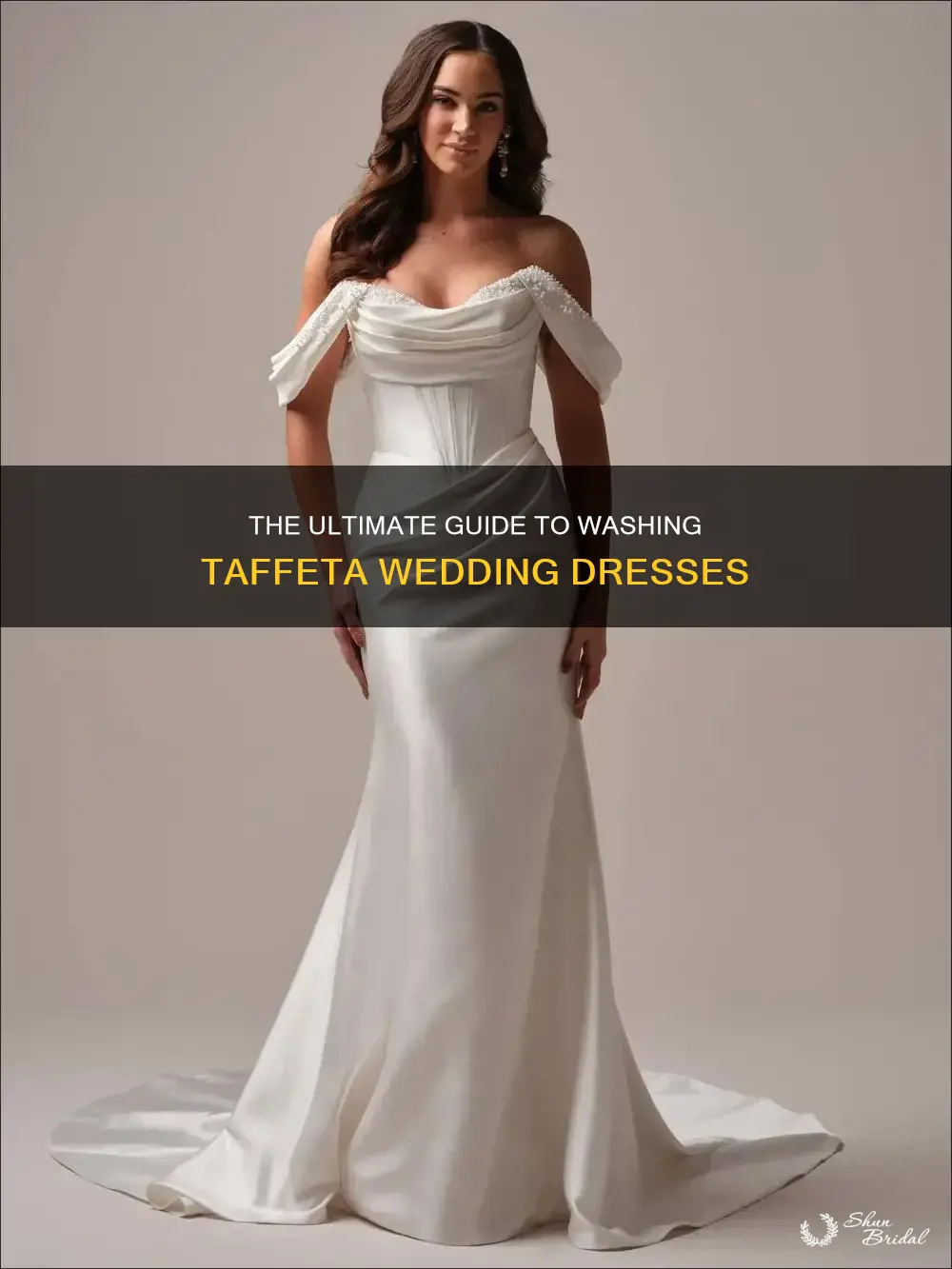 how to wash taffeta wedding dress