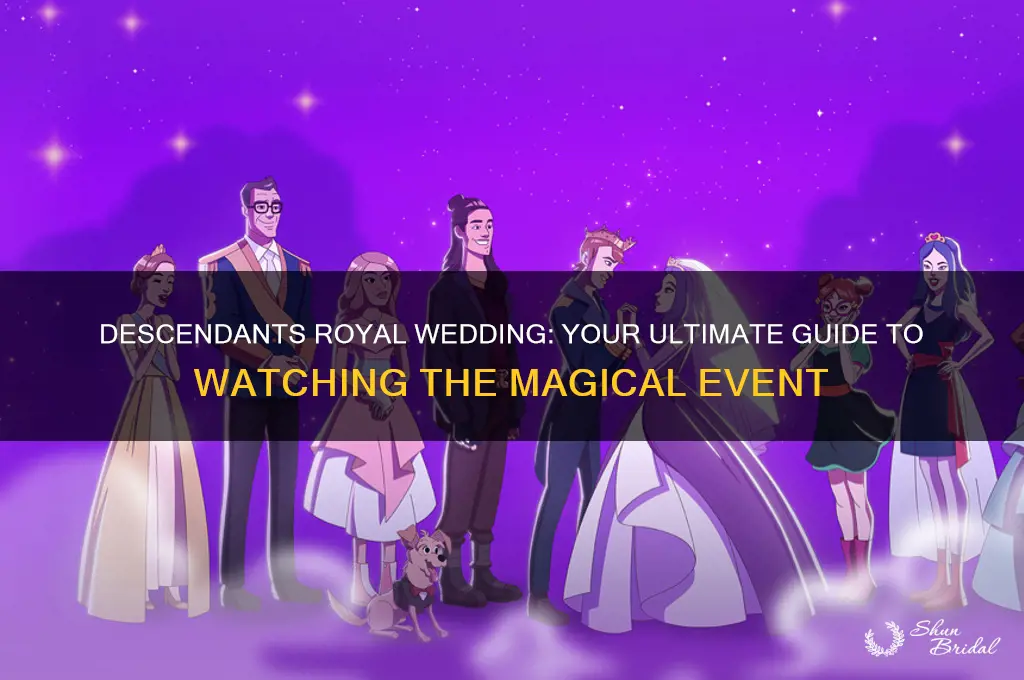 how to watch descendants royal wedding
