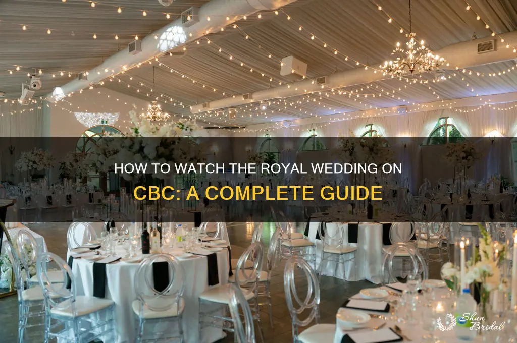 how to watch royal wedding cbc