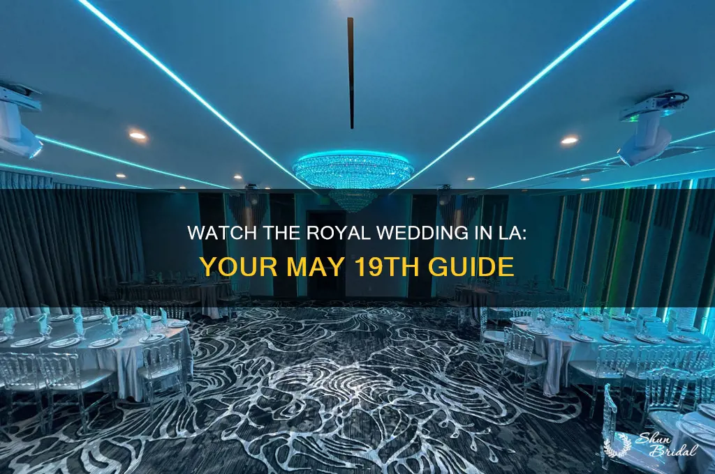 how to watch royal wedding in la on may 19th